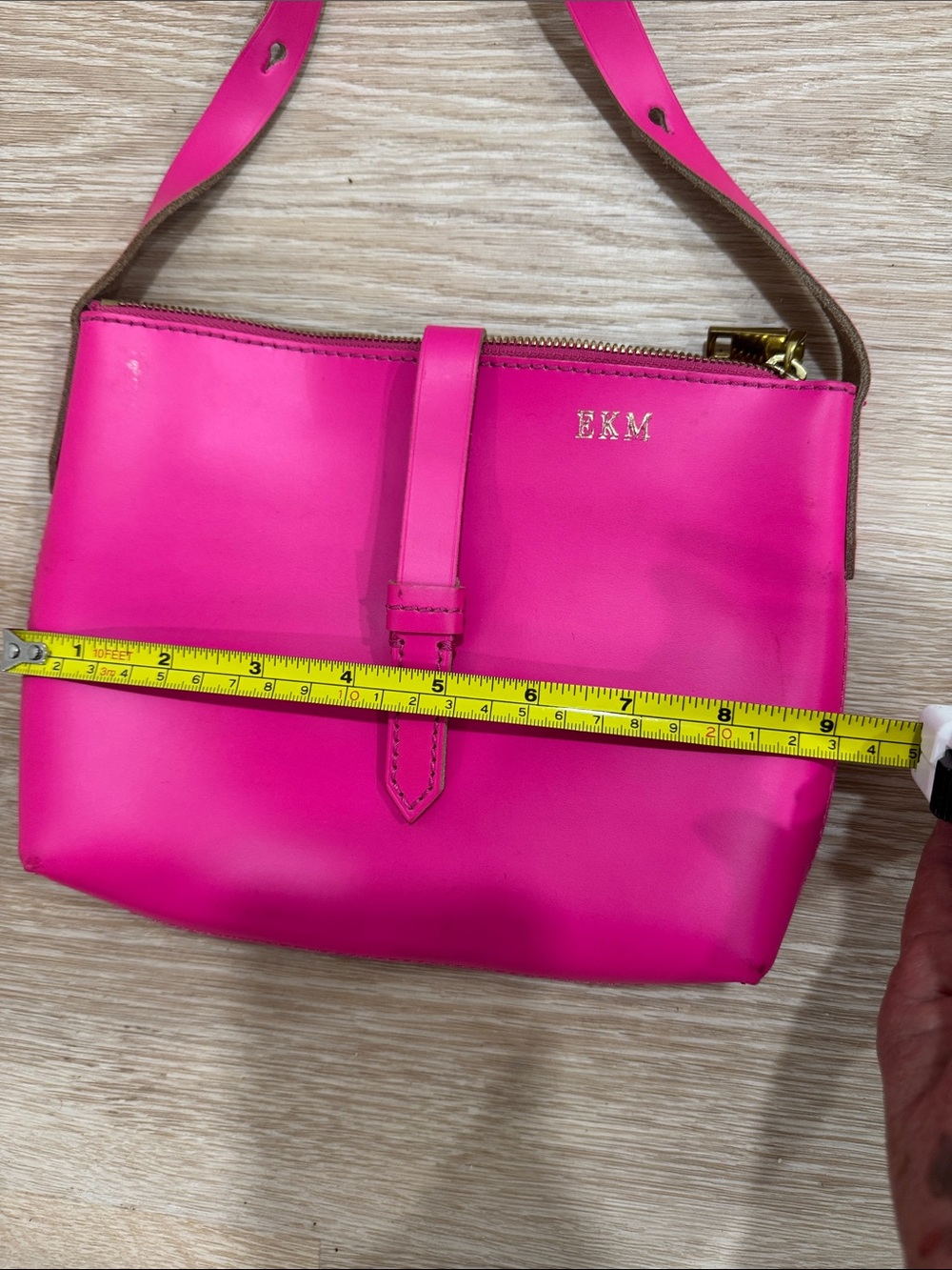 Vibrant Pink Crossbody Bag - Picture 6 of 6